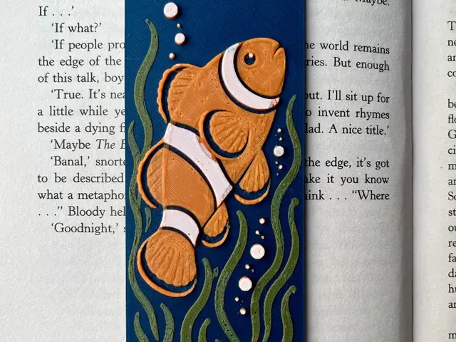 HueForge model: Clownfish Bookmark by HexarHaus