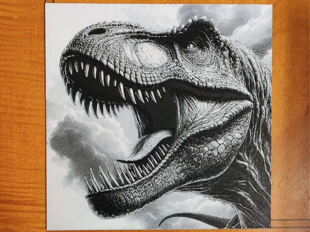 Tyrannosaurus Rex - T-Rex - Hueforge by Sarge HueForge model: Tyrannosaurus Rex - T-Rex - Hueforge by Sarge