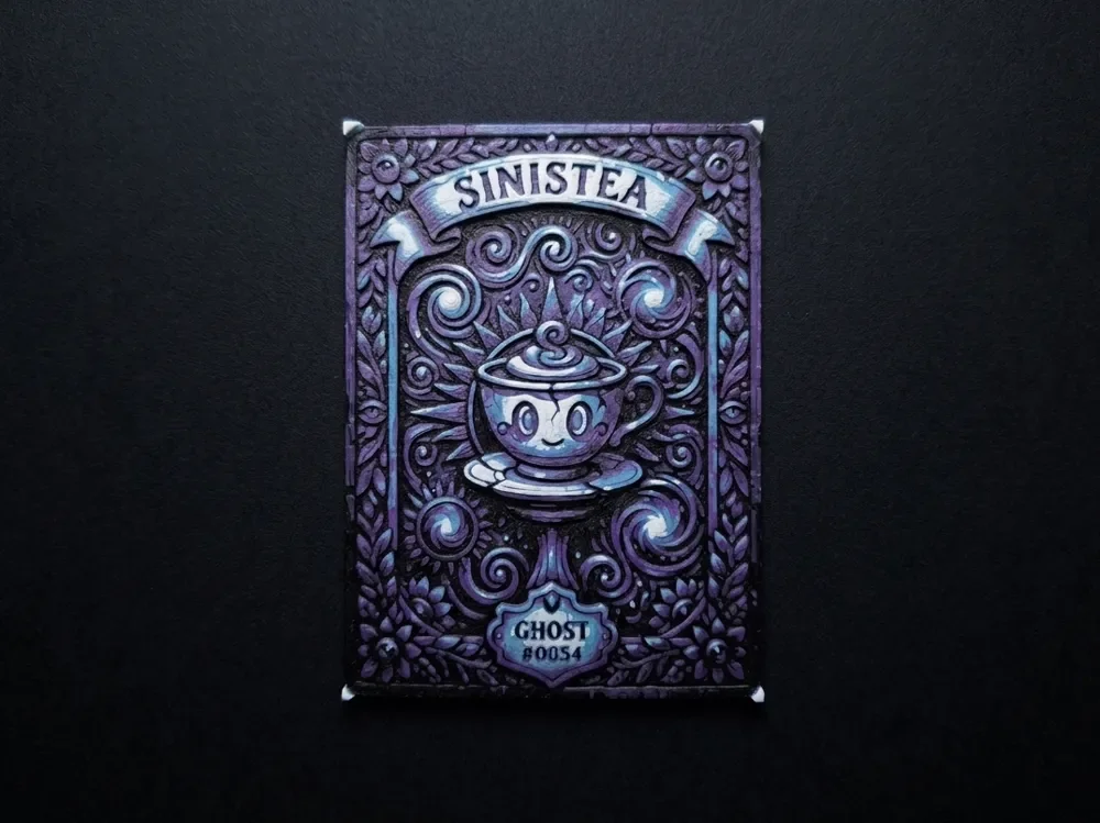 Sinistea #0854 Pokemon Card by LED HueForge model: Sinistea #0854 Pokemon Card by LED