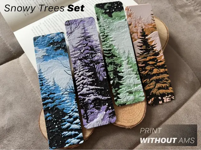 Snowy Trees Set – Bookmarks