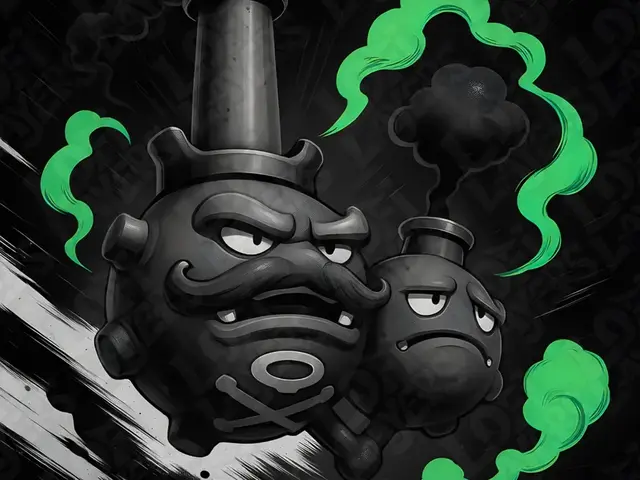HueForge model: Galar Weezing Hueforge by LoFi Layers