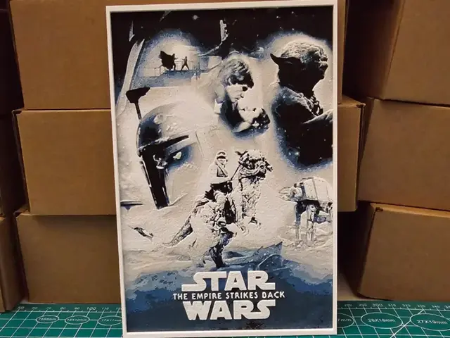 HueForge model: Star Wars V The Empire Strikes Back - Hueforge Art by Lumpy3D