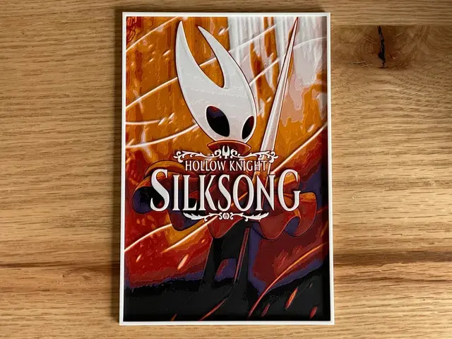 HueForge model: Hollow Knight: Silksong Hueforge Video Game Poster by NiiON