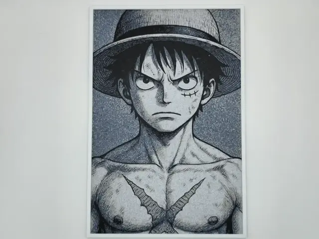 HueForge model: Portait Luffy One piece by Kactus Fpv