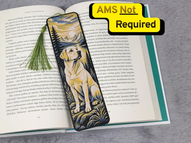 HueForge model: Labrador Mountain Sunset HueForge Bookmark by 2D Wall Art