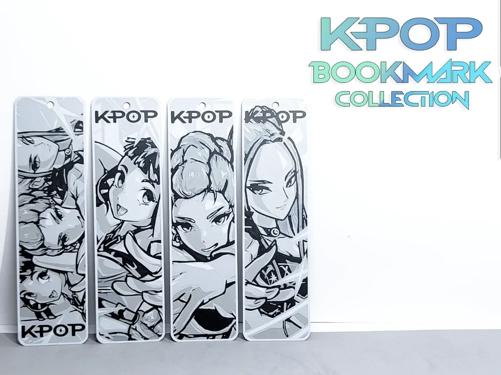 Inspired by K-pop Demon Hunter Netflix Bookmark by Danz HueForge model: Inspired by K-pop Demon Hunter Netflix Bookmark by Danz