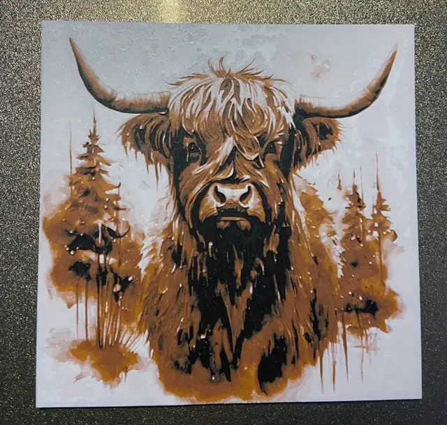 HueForge model: Gorgeous Cow by Morganja