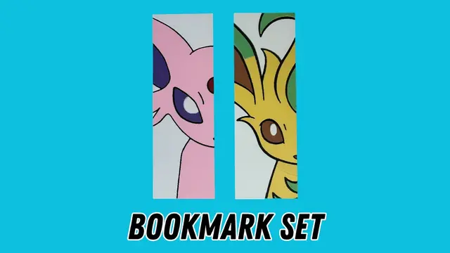 HueForge model: Espeon & Leafeon - Pokemon Face Bookmark Set by Canadian Gamer