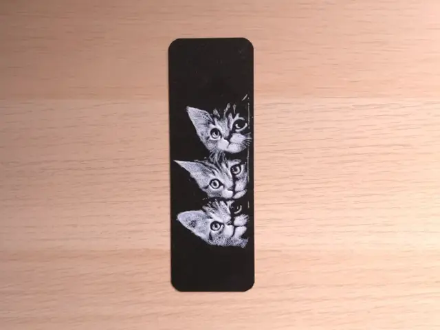 HueForge model: Kittens Curious Bookmark by Atrus Design