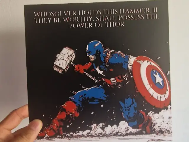 HueForge model: Captain America Hueforge Worthy by Dakiren