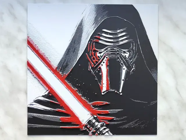 HueForge model: Kylo Ren - Hueforge by BeaN