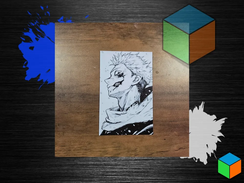 Yuji — Scarred Smile | Jujutsu Kaisen HueForge by 3D Prints By Vic HueForge model: Yuji — Scarred Smile | Jujutsu Kaisen HueForge by 3D Prints By Vic
