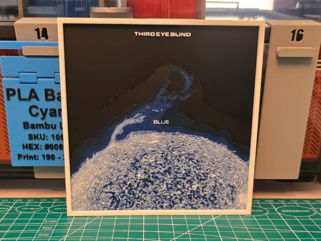 HueForge model: Third Eye Blind "Blue" Album - Hueforge Art by Lumpy3D
