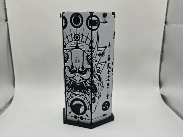 HueForge model: Bookmark triptyque Oni Crow by Kactus Fpv