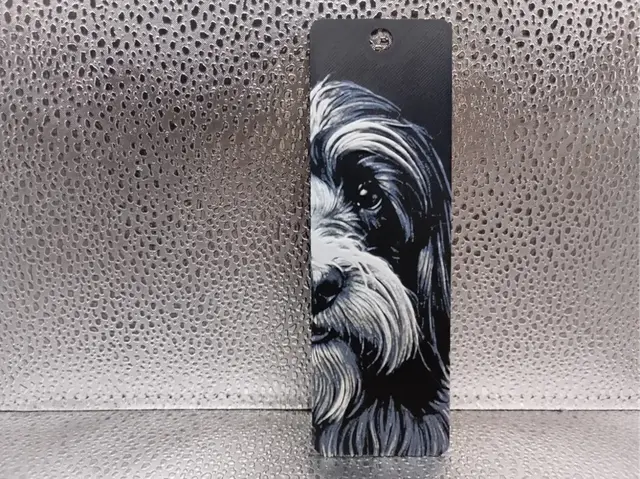 HueForge model: Tibetan Terrier Bookmark – Hueforge by Borishotch Industries