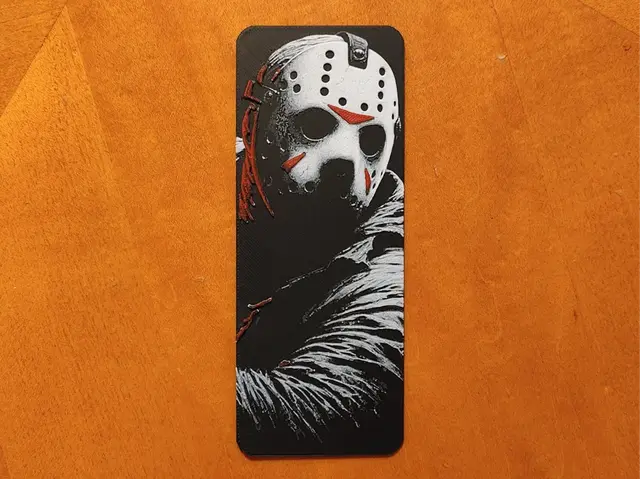 HueForge model: Jason Voorhees Bookmark - Hueforge by Sarge