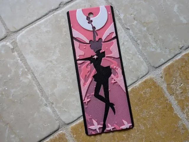 HueForge model: Sailor Moon Bookmark - Hueforge by suaimondi