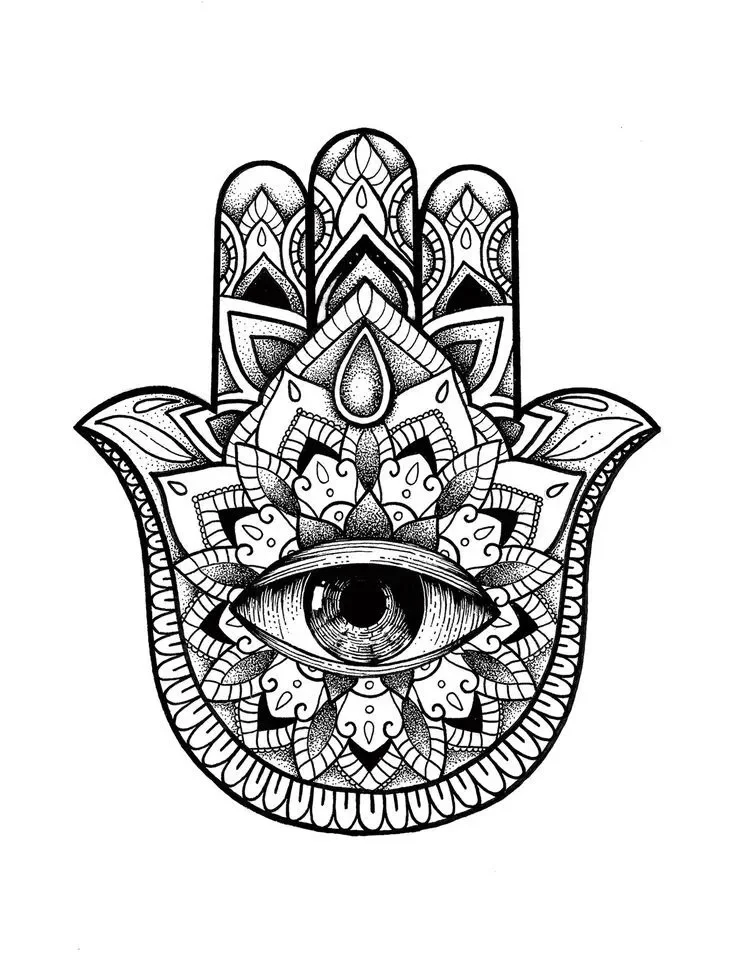 Hamsa hand Hueforge by leshowpatate HueForge model: Hamsa hand Hueforge by leshowpatate