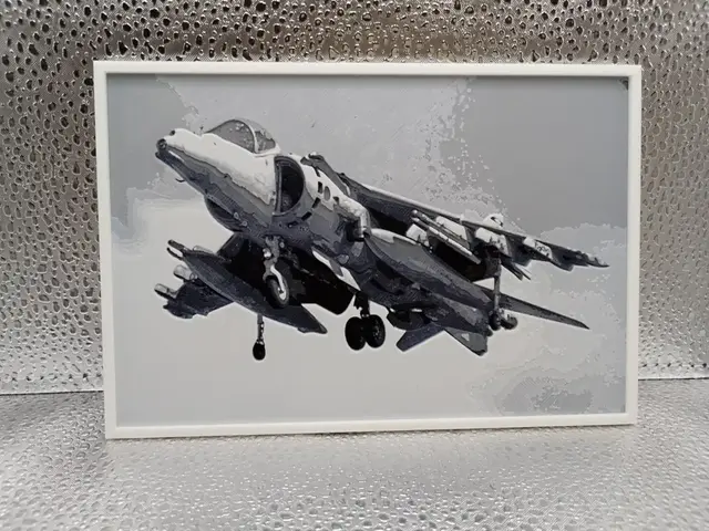 HueForge model: Harrier Jump Jet – Hueforge by Borishotch Industries