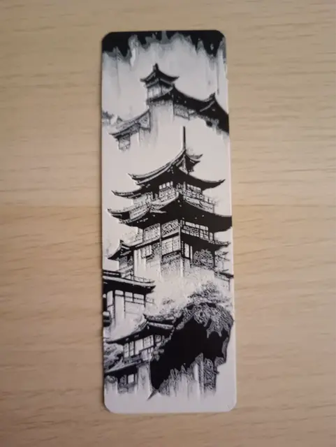 Temple Japanese Bookmark