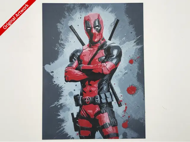 HueForge model: Deadpool - Hueforge by Altf4-Formation