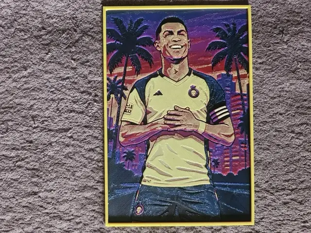 HueForge model: Cristiano Ronaldo - GTA VI Style - HueForge by keko