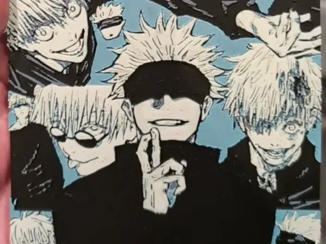 HueForge model: Gojo Collage - Jujutsu Kaisen 100x200 Hueforge by IslandLooter