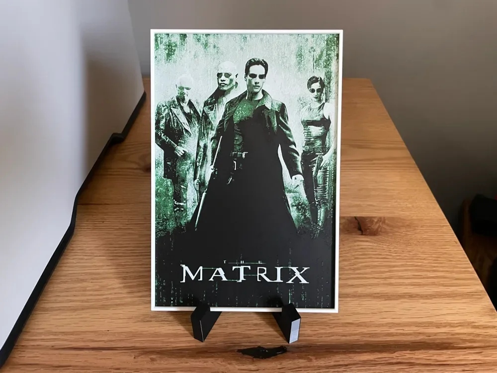 The Matrix (1999) Hueforge Movie Poster by NiiON HueForge model: The Matrix (1999) Hueforge Movie Poster by NiiON