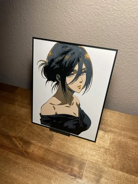 HueForge model: Mikasa Pretty Up Close <3 by Cloudy Nostalgia