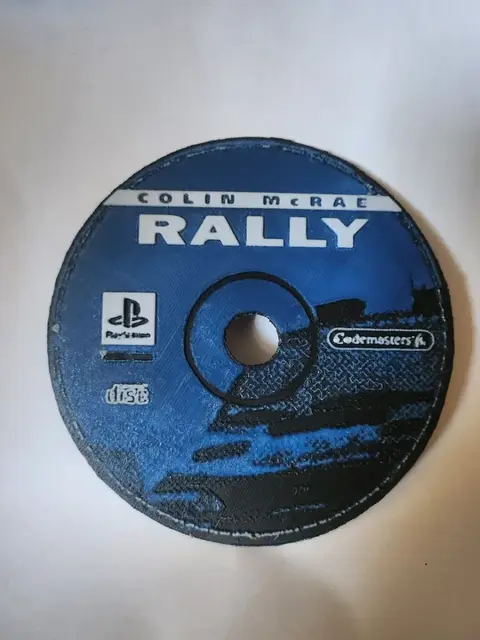 HueForge model: Colin McRae Rally - PS1 Disk - HueForge by keko
