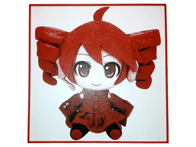 HueForge model: Kasane Teto Hueforge Vocaloid Chibi Plush Red by Elsie Moonshadow