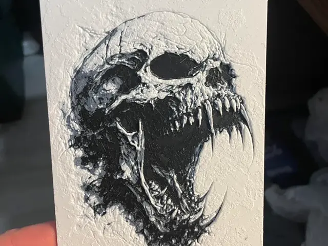 HueForge model: Screaming Skull Hueforge by Advancedtechworldwide