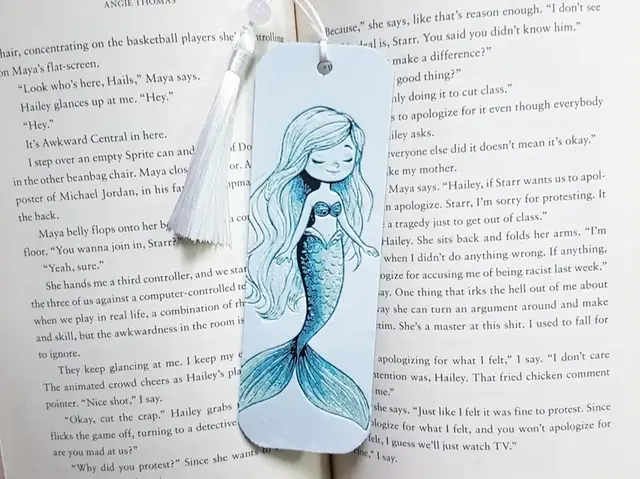HueForge model: Bookmark, Mermaid, Hueforge by Dame Jo