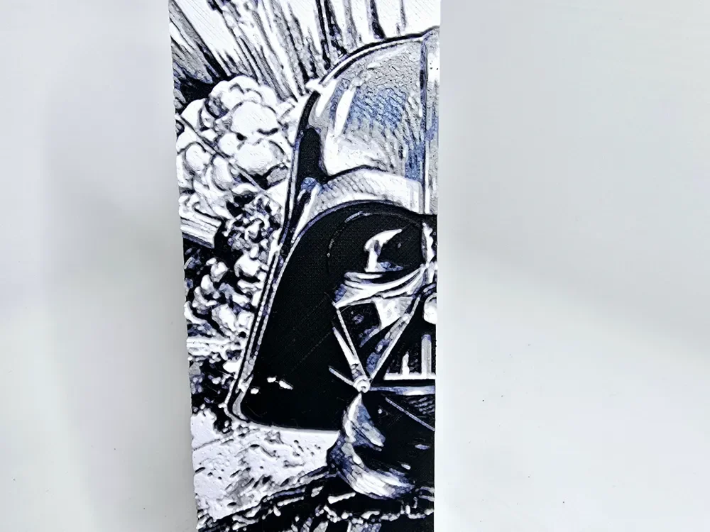 Darth Vader Bookmark by Aprilk6366 HueForge model: Darth Vader Bookmark by Aprilk6366