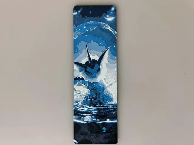 HueForge model: Vaporeon - Bookmark by 3djd