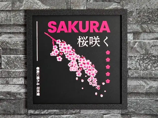 HueForge model: Hueforge Sakura Japan by StefBull85