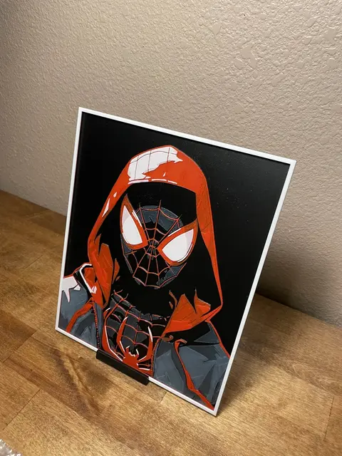HueForge model: Spiderman - Miles Morales by Cloudy Nostalgia