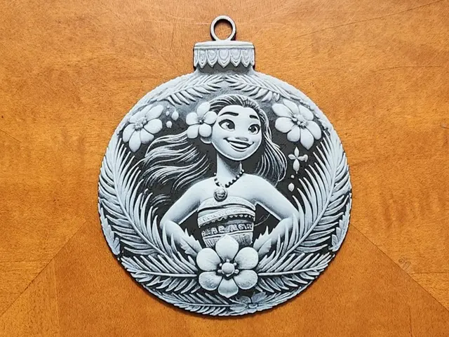 HueForge model: Moana Christmas Tree Decoration Disney by Sarge
