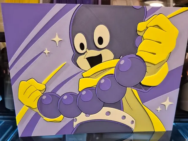HueForge model: My Hero Academia - Minoru Mineta Hueforge by Glitch Kitten