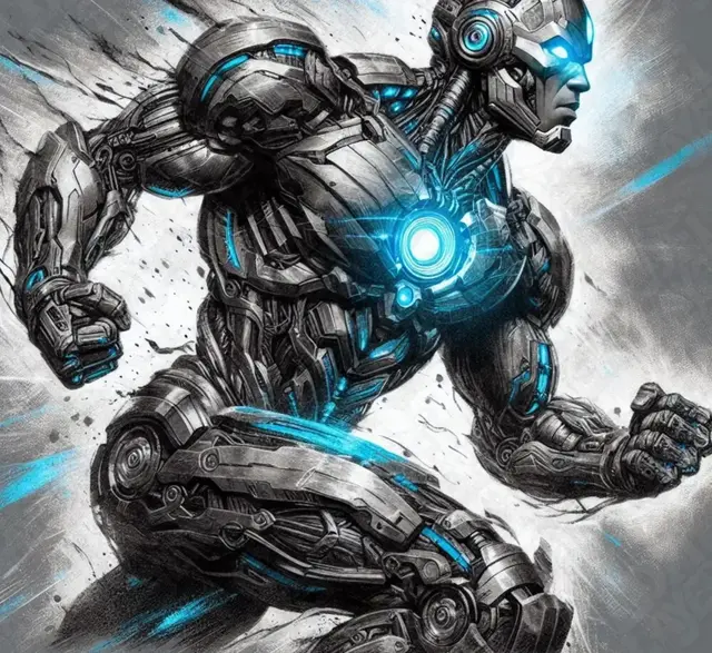 HueForge model: Cyborg Hueforge by LoFi Layers