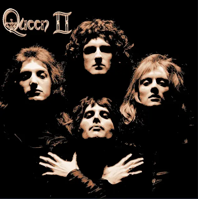 HueForge model: Hueforge - Queen II Album Cover by Cloudy Nostalgia