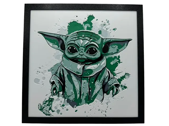 HueForge model: Grogu - "Baby Yoda" - Starwars Hueforge by Canadian Gamer