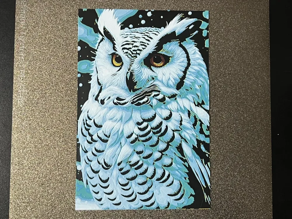 Snowy Owl Hueforge 2 by FantasyZ HueForge model: Snowy Owl Hueforge 2 by FantasyZ