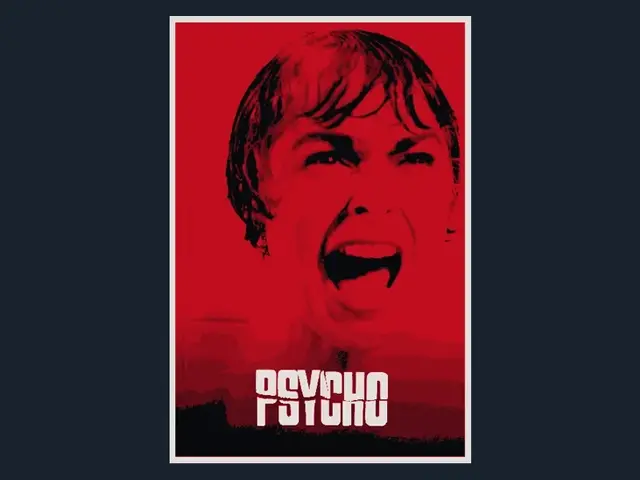 HueForge model: Psycho (Movie Poster - HueForge) by HugheCraft