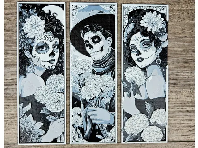HueForge model: Cinco de Mayo Bookmarks by BusyKikiBee