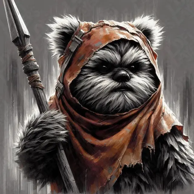 HueForge model: Wicket the Ewok Hueforge by LoFi Layers