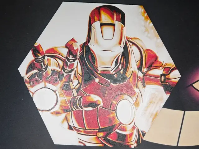 Hueforge Ironman honeycomb mode