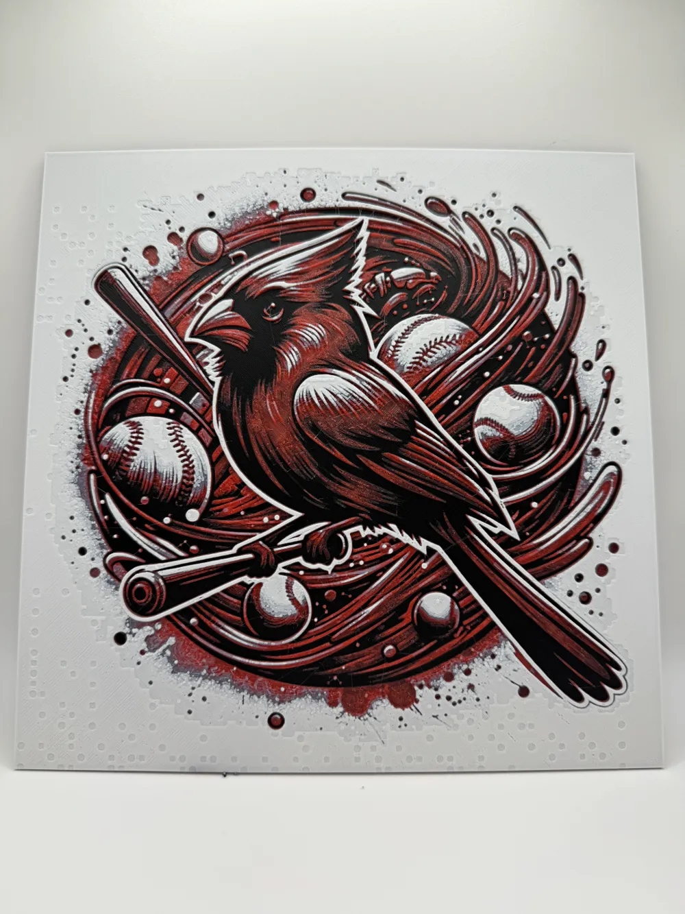 St Louis Cardinals - MLB Hueforge by Canadian Gamer HueForge model: St Louis Cardinals - MLB Hueforge by Canadian Gamer
