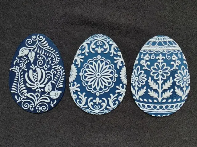 HueForge model: Easter Egg set [blue] HueForge by fD.667