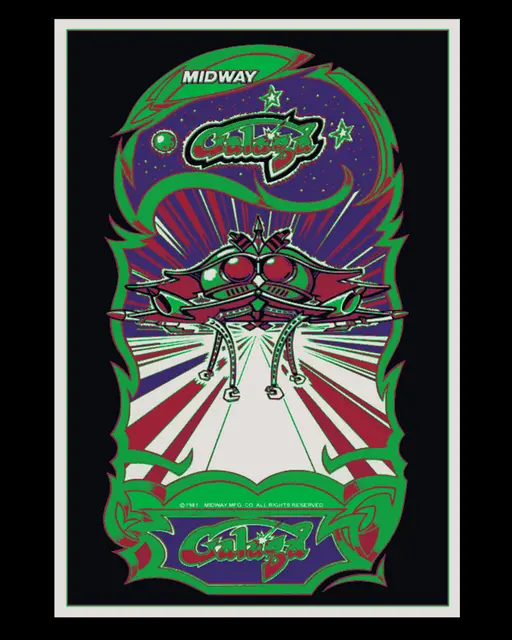 Wall art designs - Galaga Arcade Classic Poster
